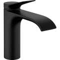 Смеситель для раковины Hansgrohe Vivenis 110 со сливным гарнитуром, 75020670, матовый черный Смеситель для раковины Hansgrohe Vivenis 110 со сливным гарнитуром, 75020670, матовый черный