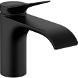 Смеситель для раковины Hansgrohe Vivenis 80 без сливного гарнитура 75012670, матовый черный Смеситель для раковины Hansgrohe Vivenis 80 без сливного гарнитура 75012670, матовый черный