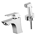 Смеситель для раковины Lemark Unit LM4516C с гигиеническим душем, хром Смеситель для раковины Lemark Unit LM4516C с гигиеническим душем, хром