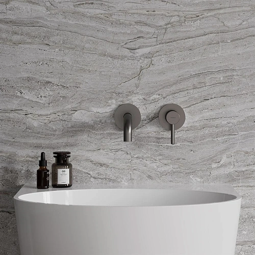 Смеситель для раковины OMNIRES Y Y1215HGR (графит) скрытого монтажа Смеситель для раковины OMNIRES Y Y1215HGR (графит) скрытого монтажа