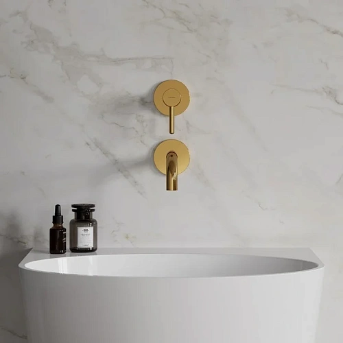 Смеситель для раковины OMNIRES Y Y1215NGL золото скрытого монтажа Смеситель для раковины OMNIRES Y Y1215NGL золото скрытого монтажа