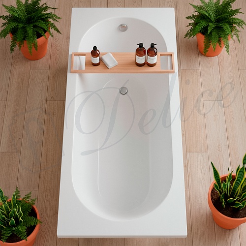 Ванна из искусственного камня Delice Bravo 180х80 DLR330001-G глянцевая Ванна из искусственного камня Delice Bravo 180х80 DLR330001-G глянцевая