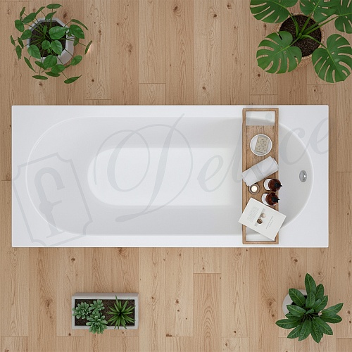 Ванна из искусственного камня Delice Bravo 180х80 DLR330001-G глянцевая Ванна из искусственного камня Delice Bravo 180х80 DLR330001-G глянцевая