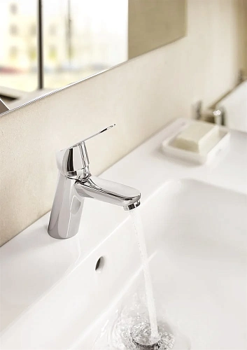 Смеситель для раковины Roca Alfa с донным клапаном, mixstart 5A3P25C0M Смеситель для раковины Roca Alfa с донным клапаном, mixstart 5A3P25C0M