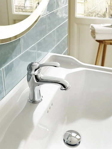 Смеситель для раковины ROCA Carmen click-clack, неповоротный излив, однорычажное упр., с донным клап 5A304BC00 Смеситель для раковины ROCA Carmen click-clack, неповоротный излив, однорычажное упр., с донным клап 5A304BC00