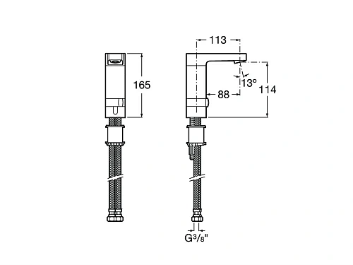 Смеситель для раковины Roca L90 5A5501C00 Смеситель для раковины Roca L90 5A5501C00