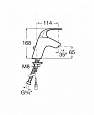 Смеситель для раковины ROCA M2 неповоротный излив, однорычажное упр., без донного клапана 5A3168C00 Смеситель для раковины ROCA M2 неповоротный излив, однорычажное упр., без донного клапана 5A3168C00
