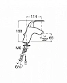 Смеситель для раковины ROCA M2 неповоротный излив, однорычажное упр., без донного клапана 5A3168C00 Смеситель для раковины ROCA M2 неповоротный излив, однорычажное упр., без донного клапана 5A3168C00