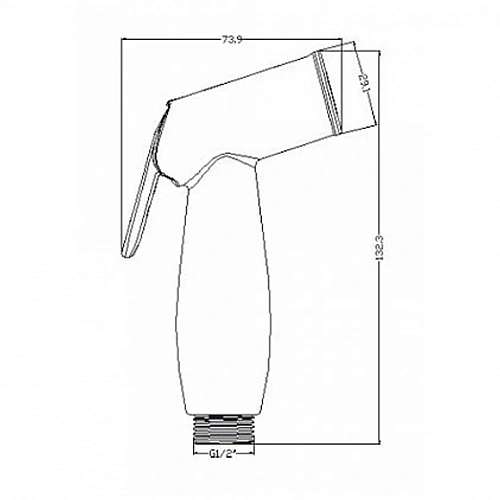 Смеситель для раковины Swedbe Ares 1960 с гигиенической лейкой Смеситель для раковины Swedbe Ares 1960 с гигиенической лейкой