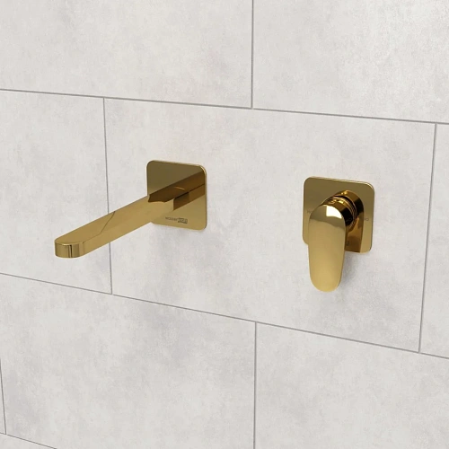 Смеситель для раковины WasserKRAFT A2151.279 встраиваемый золото Смеситель для раковины WasserKRAFT A2151.279 встраиваемый золото