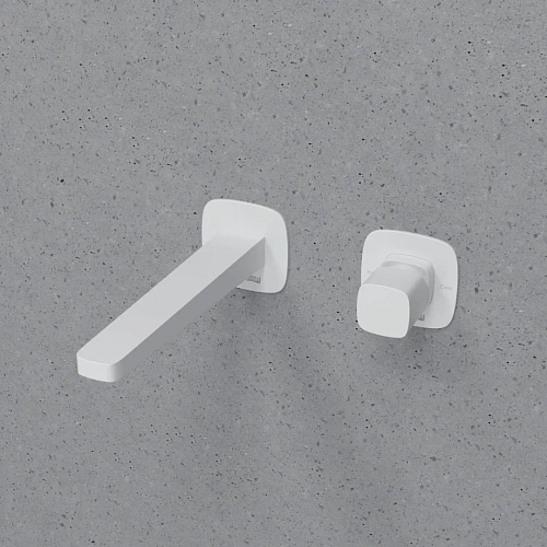 Смеситель для раковины WasserKRAFT A9551.316 встраиваемый белый Смеситель для раковины WasserKRAFT A9551.316 встраиваемый белый