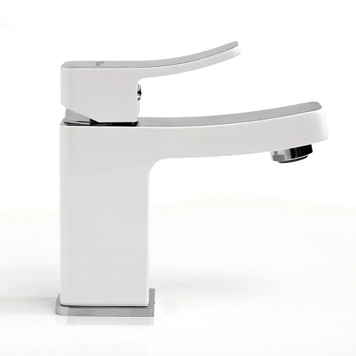 Смеситель для раковины WasserKRAFT Aller 1063WHITE белый/хром Смеситель для раковины WasserKRAFT Aller 1063WHITE белый/хром