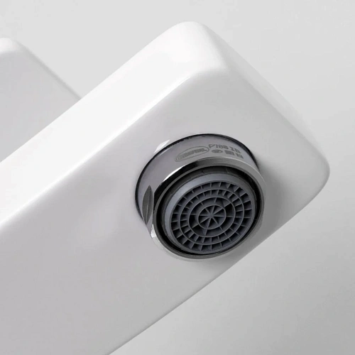 Смеситель для раковины WasserKRAFT Aller 1063WHITE белый/хром Смеситель для раковины WasserKRAFT Aller 1063WHITE белый/хром