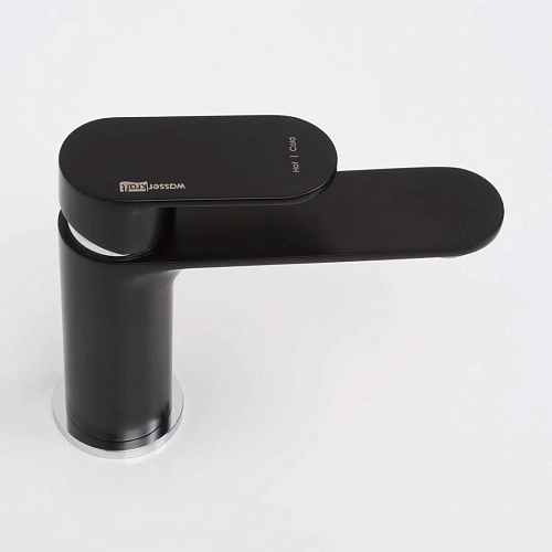 Смеситель для раковины WasserKRAFT Elbe 7403 черный Смеситель для раковины WasserKRAFT Elbe 7403 черный