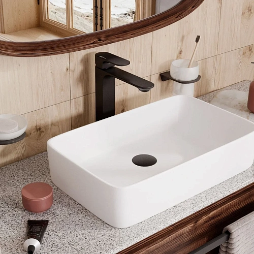 Смеситель для раковины WasserKRAFT Elbe 7403H черный Смеситель для раковины WasserKRAFT Elbe 7403H черный