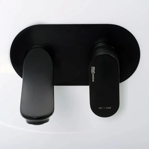 Смеситель для раковины WasserKRAFT Elbe 7430 встраиваемый черный Смеситель для раковины WasserKRAFT Elbe 7430 встраиваемый черный