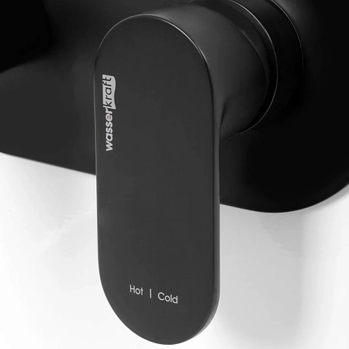 Смеситель для раковины WasserKRAFT Elbe 7430 встраиваемый черный Смеситель для раковины WasserKRAFT Elbe 7430 встраиваемый черный