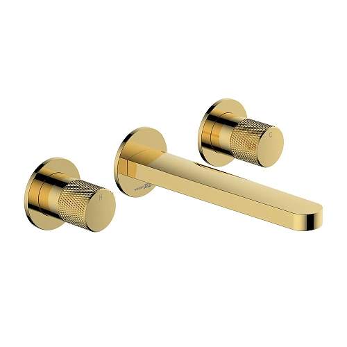 Смеситель для раковины WasserKRAFT Ems 7645 встраиваемый золото Смеситель для раковины WasserKRAFT Ems 7645 встраиваемый золото