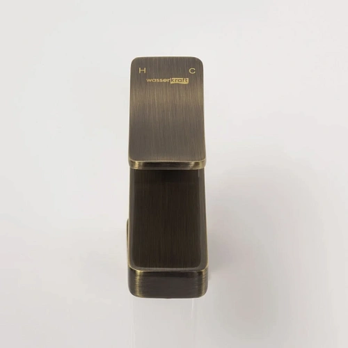 Смеситель для раковины WasserKRAFT Exter 1603 светлая бронза Смеситель для раковины WasserKRAFT Exter 1603 светлая бронза