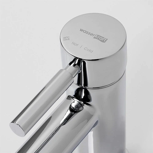 Смеситель для раковины Wasserkraft Main 4100 4103Thermo термостатический Смеситель для раковины Wasserkraft Main 4100 4103Thermo термостатический