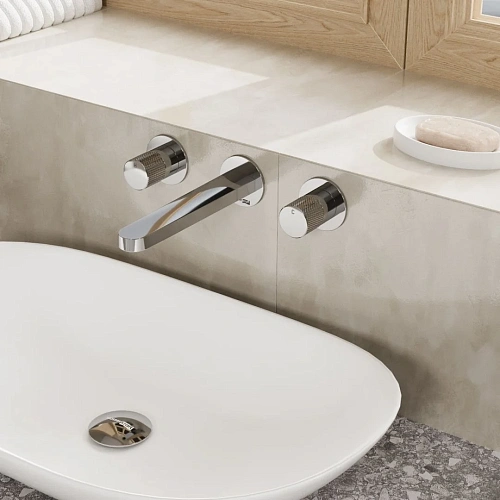 Смеситель для раковины WasserKRAFT Mosel 4645 встраиваемый хром Смеситель для раковины WasserKRAFT Mosel 4645 встраиваемый хром