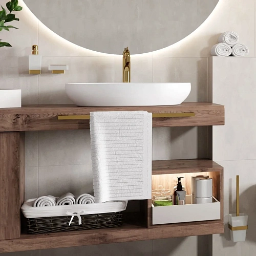 Смеситель для раковины WasserKRAFT Sauer 7103H золото Смеситель для раковины WasserKRAFT Sauer 7103H золото