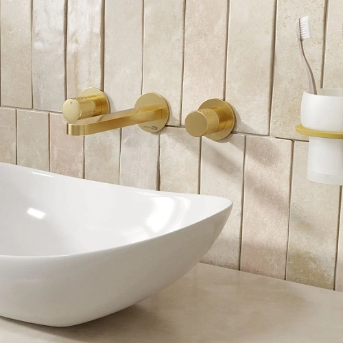 Смеситель для раковины WasserKRAFT Schunter 8245 встраиваемый золото Смеситель для раковины WasserKRAFT Schunter 8245 встраиваемый золото