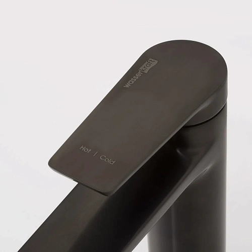 Смеситель для раковины WasserKRAFT Wiese 8403H оружейная сталь Смеситель для раковины WasserKRAFT Wiese 8403H оружейная сталь