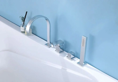 Смеситель на борт ванны ABBER Wasserfall AF8613 хром Смеситель на борт ванны ABBER Wasserfall AF8613 хром