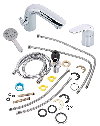 Смеситель на борт ванны Agger A3333300 Смеситель на борт ванны Agger A3333300