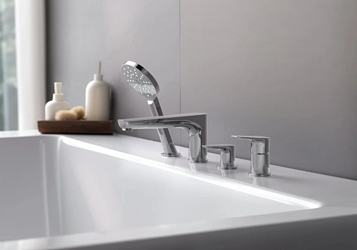 Смеситель на борт ванны Aquatek БЕТТА AQ1148CR Хром Смеситель на борт ванны Aquatek БЕТТА AQ1148CR Хром