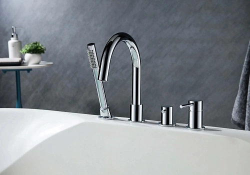 Смеситель на борт ванны Aquatek ЕВРОПА AQ1348CR Хром Смеситель на борт ванны Aquatek ЕВРОПА AQ1348CR Хром