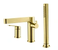 Смеситель на борт ванны BelBagno DELTA DEL-BVD3-BORO брашированное золото Смеситель на борт ванны BelBagno DELTA DEL-BVD3-BORO брашированное золото
