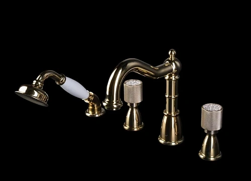 Смеситель на борт ванны Boheme Royal Cristal 395-Royal/CRST Смеситель на борт ванны Boheme Royal Cristal 395-Royal/CRST