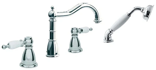 Смеситель на борт ванны Boheme TRADIZIONALE CHROMO 396-SW Смеситель на борт ванны Boheme TRADIZIONALE CHROMO 396-SW