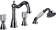 Смеситель на борт ванны Boheme TRADIZIONALE CHROMO CRYSTALL 396-CRST Смеситель на борт ванны Boheme TRADIZIONALE CHROMO CRYSTALL 396-CRST