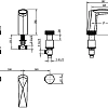 Смеситель на борт ванны Boheme Venturo 150-B-DIAMOND на 3 отверстия черный, ручка DIAMOND Смеситель на борт ванны Boheme Venturo 150-B-DIAMOND на 3 отверстия черный, ручка DIAMOND