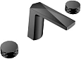 Смеситель на борт ванны Boheme Venturo 150-B-DIAMOND на 3 отверстия черный, ручка DIAMOND Смеситель на борт ванны Boheme Venturo 150-B-DIAMOND на 3 отверстия черный, ручка DIAMOND