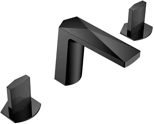 Смеситель на борт ванны Boheme Venturo 150-B-TOUCH на 3 отверстия черный, ручка TOUCH Смеситель на борт ванны Boheme Venturo 150-B-TOUCH на 3 отверстия черный, ручка TOUCH