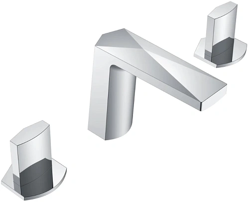 Смеситель на борт ванны Boheme Venturo 150-CR-ICE на 3 отверстия хром, ручка ICE Смеситель на борт ванны Boheme Venturo 150-CR-ICE на 3 отверстия хром, ручка ICE