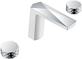 Смеситель на борт ванны Boheme Venturo 150-WCR-DIAMOND на 3 отверстия белый-хром, ручка DIAMOND Смеситель на борт ванны Boheme Venturo 150-WCR-DIAMOND на 3 отверстия белый-хром, ручка DIAMOND