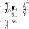 Смеситель на борт ванны Boheme Venturo 150-WCR-TOUCH на 3 отверстия белый-хром, ручка TOUCH Смеситель на борт ванны Boheme Venturo 150-WCR-TOUCH на 3 отверстия белый-хром, ручка TOUCH