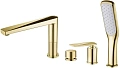 Смеситель на борт ванны Boheme VENTURO золото 380 Смеситель на борт ванны Boheme VENTURO золото 380