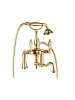 Смеситель на борт ванны Cezares Diamond (DIAMOND-PBV2-03/24-Sw) золото 24 карат