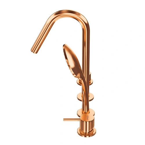 Смеситель на борт ванны CEZARES LEAF-BVDM4-L-SS врезной, на 4 отверстия, Sunset Смеситель на борт ванны CEZARES LEAF-BVDM4-L-SS врезной, на 4 отверстия, Sunset