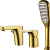 Смеситель на борт ванны D&K Berlin.Tourto (DA1434903) врезной золото Смеситель на борт ванны D&K Berlin.Tourto (DA1434903) врезной золото