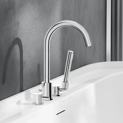 Смеситель на борт ванны Damixa Scandinavian Pure 360400000 хром Смеситель на борт ванны Damixa Scandinavian Pure 360400000 хром