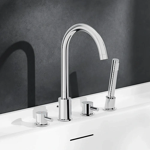 Смеситель на борт ванны Damixa Scandinavian Pure 360400000 хром Смеситель на борт ванны Damixa Scandinavian Pure 360400000 хром