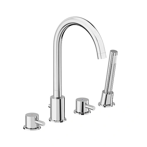 Смеситель на борт ванны Damixa Scandinavian Pure 360400000 хром Смеситель на борт ванны Damixa Scandinavian Pure 360400000 хром