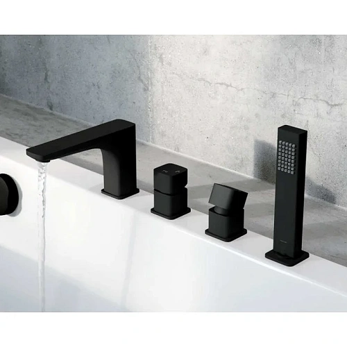 Смеситель на борт ванны EXCELLENT Keria AREX.2033BL (черный мат) Смеситель на борт ванны EXCELLENT Keria AREX.2033BL (черный мат)